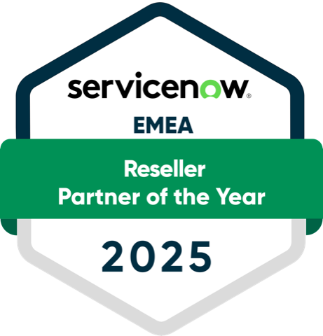 Reseller Partner of the Year (EMEA, 2025) badge