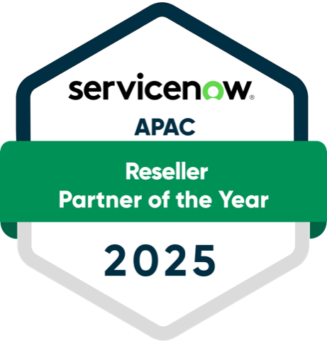Reseller Partner of the Year (APJ, 2025) badge