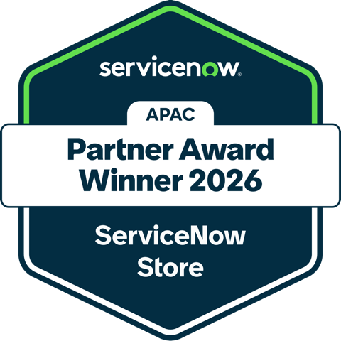 ServiceNow Store Partner Award (APJ, 2026) badge