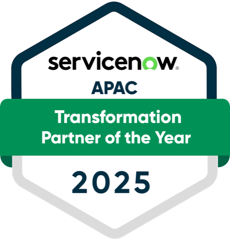 Transformation Partner of the Year (APJ, 2025) badge