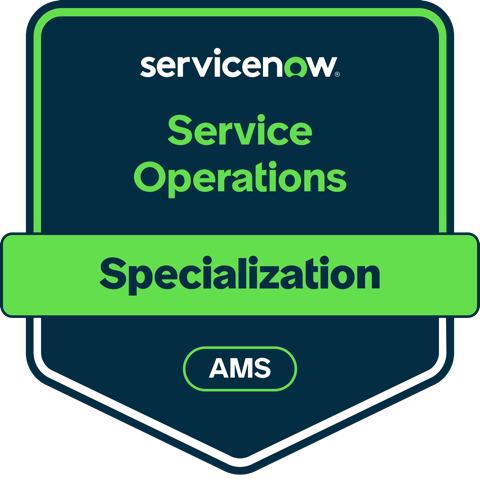 Service Operations specialization (AMS) badge