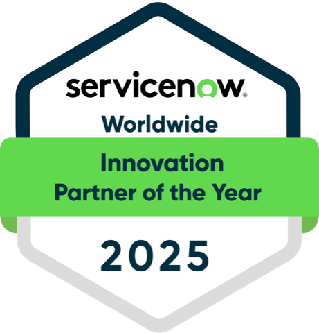 Innovation Partner of the Year (Global, 2025) badge
