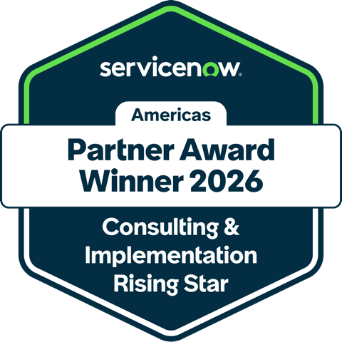 Consulting & Implementation Rising Star (AMS, 2026) badge