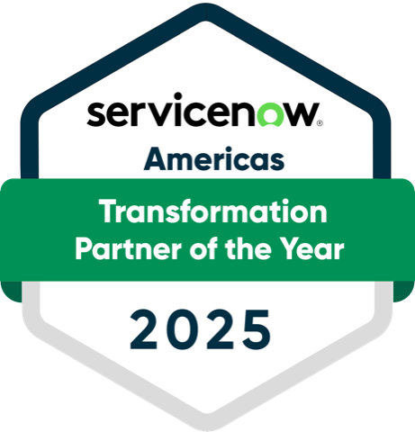 Transformation Partner of the Year (AMS, 2025) badge
