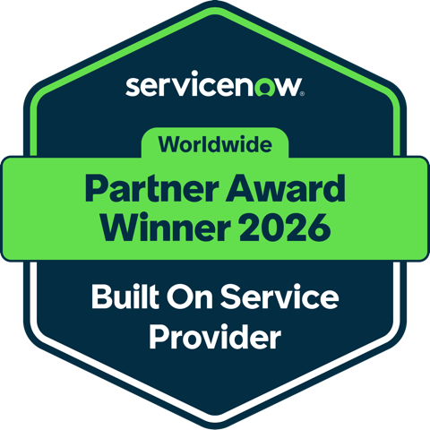 Built On Service Provider Partner Award (Global, 2026) badge