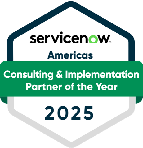 Consulting & Implementation Partner of the Year (AMS, 2025) badge