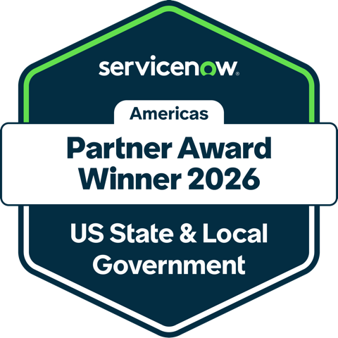 US State & Local Government Partner Award (AMS, 2026) badge