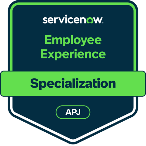 Employee Experience specialization (APJ) badge