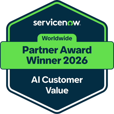 AI Customer Value Partner Award (Global, 2026) badge