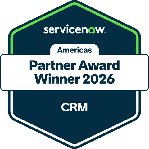 CRM Partner Award (AMS, 2026) badge
