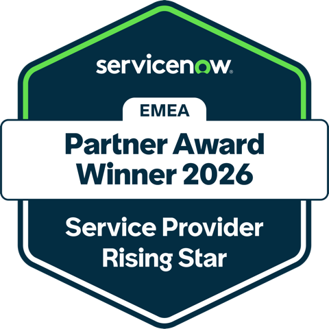 Service Provider Rising Star (EMEA, 2026) badge