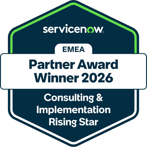Consulting & Implementation Rising Star (EMEA, 2026) badge