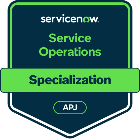 Service Operations specialization (APJ) badge