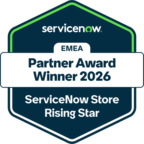 ServiceNow Store Rising Star (EMEA, 2026) badge