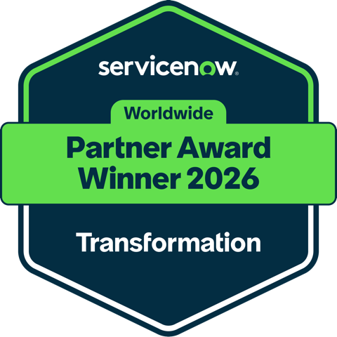 Transformation Partner Award (Global, 2026) badge